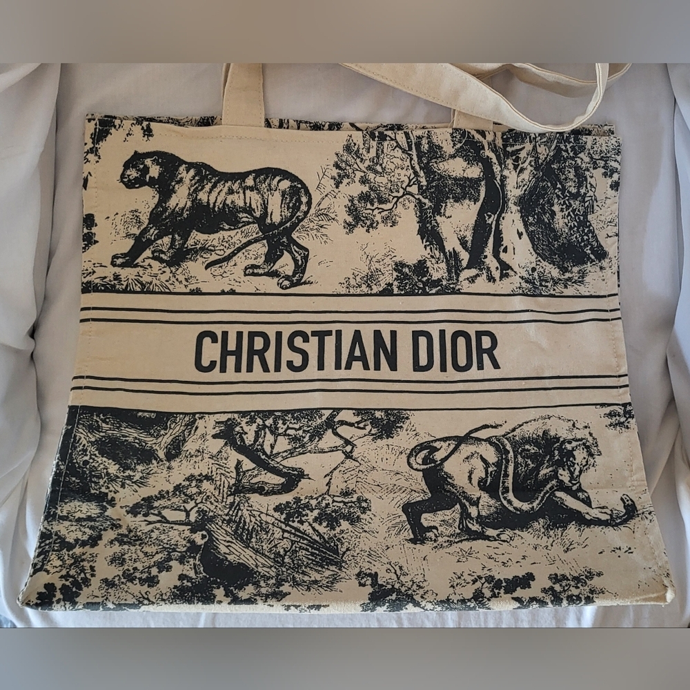 Dior DIORIVIERA Beauty Straw Tote Bag